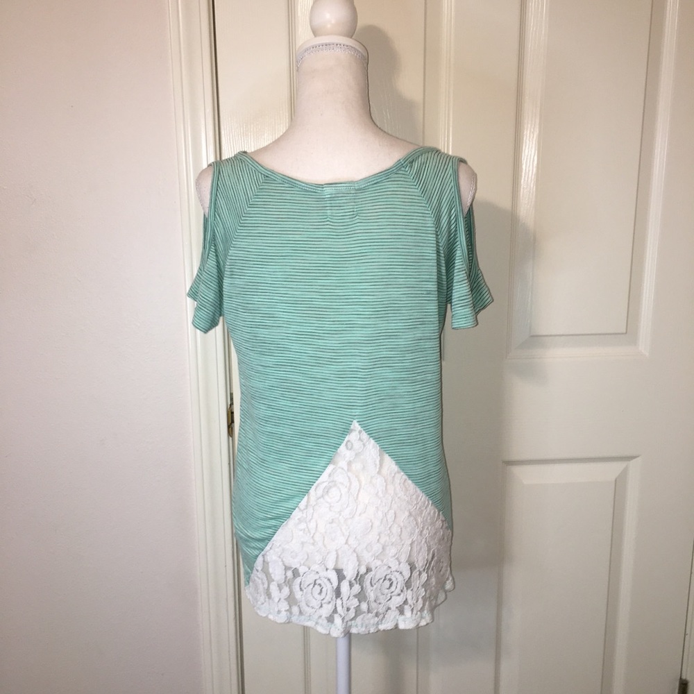 Grace & Emma Cold Shoulder Top